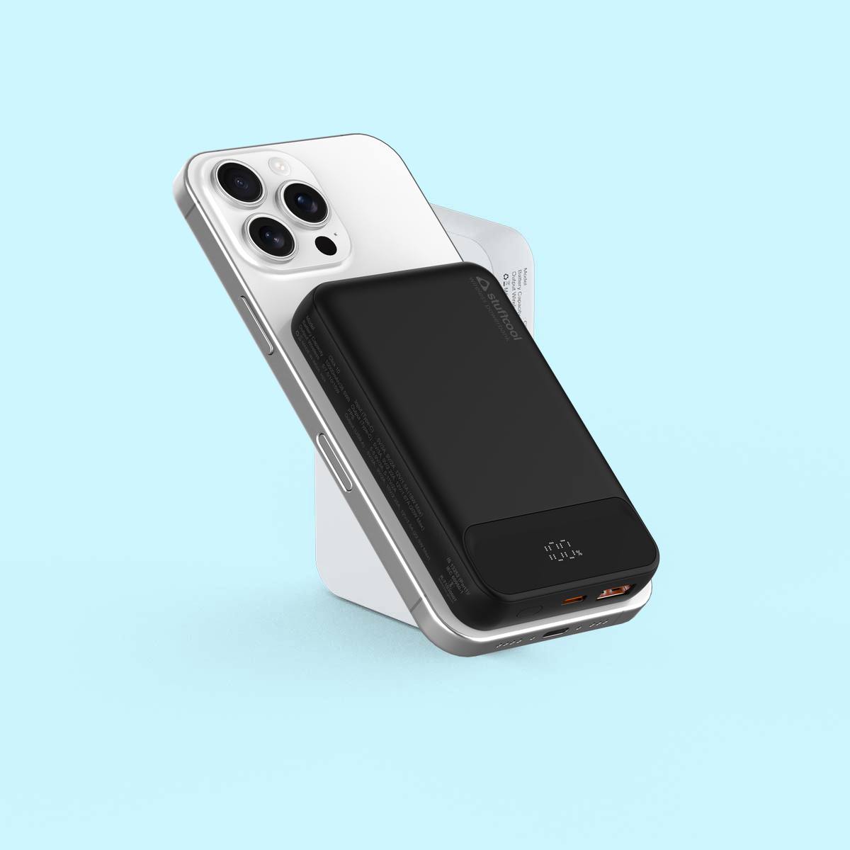 STUFFCOOL CLICK 10 10000MAH POWER BANK MAGNETIC WIRELESS POWER BANK