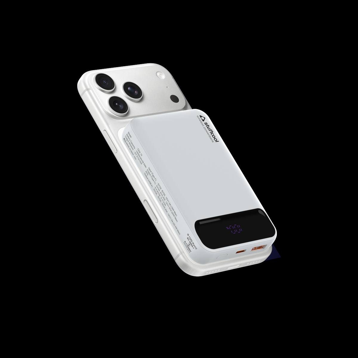 STUFFCOOL CLICK 10 10000MAH POWER BANK MAGNETIC WIRELESS POWER BANK