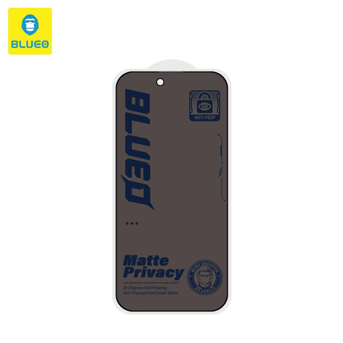 MATTE PRIVACY GLASS BLUEO PREMIUM GLASS TEMPERED GLSS FOE IPHONE 17 17PRO 17 PRO MAX