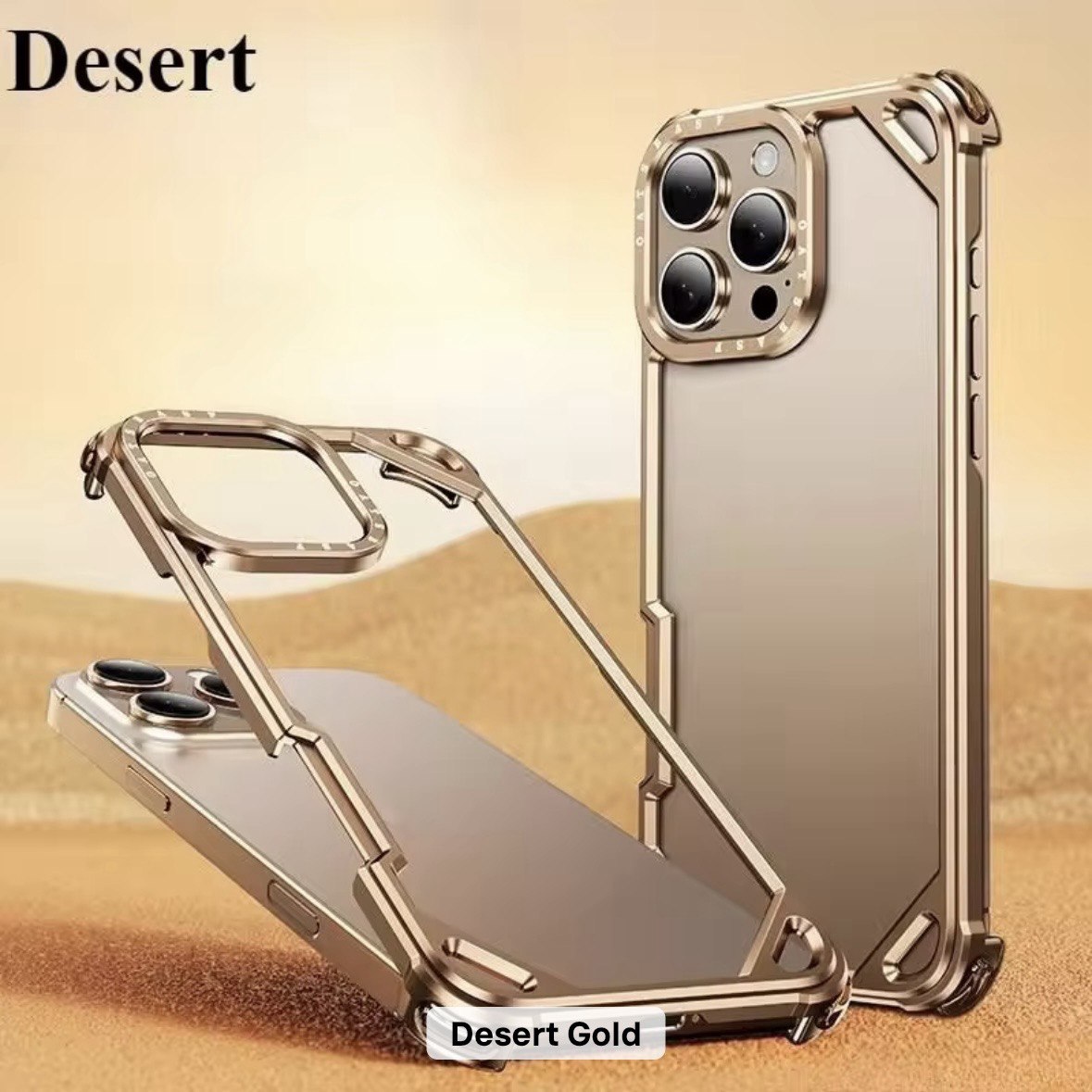 New Arrival Aluminum Alloy Phone Case for iPhone 17 Air Metal Phone Case With True Air Bag Shockproof for iPhone 17 Pro Max