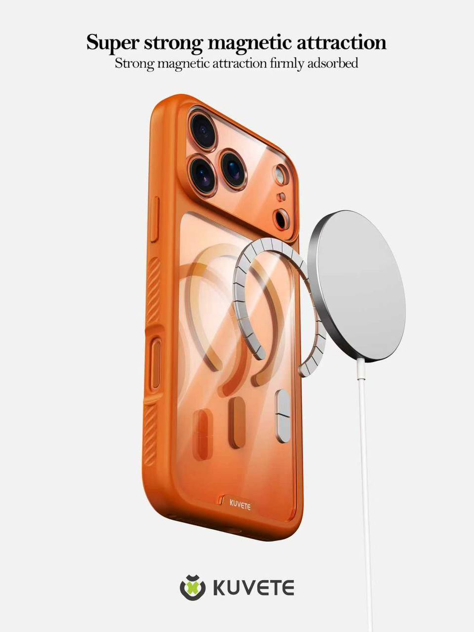 KUVETE MagSafe Transparent Case – iPhone 17 Series