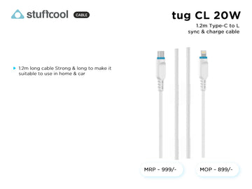tug Type-C to L 1.2M Lightning Cable Stuffcool